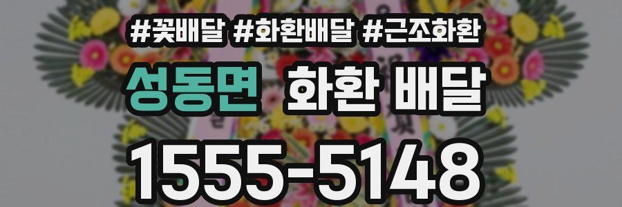 성동면 화환 배달