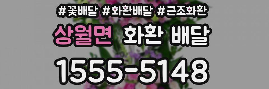 상월면 화환 배달