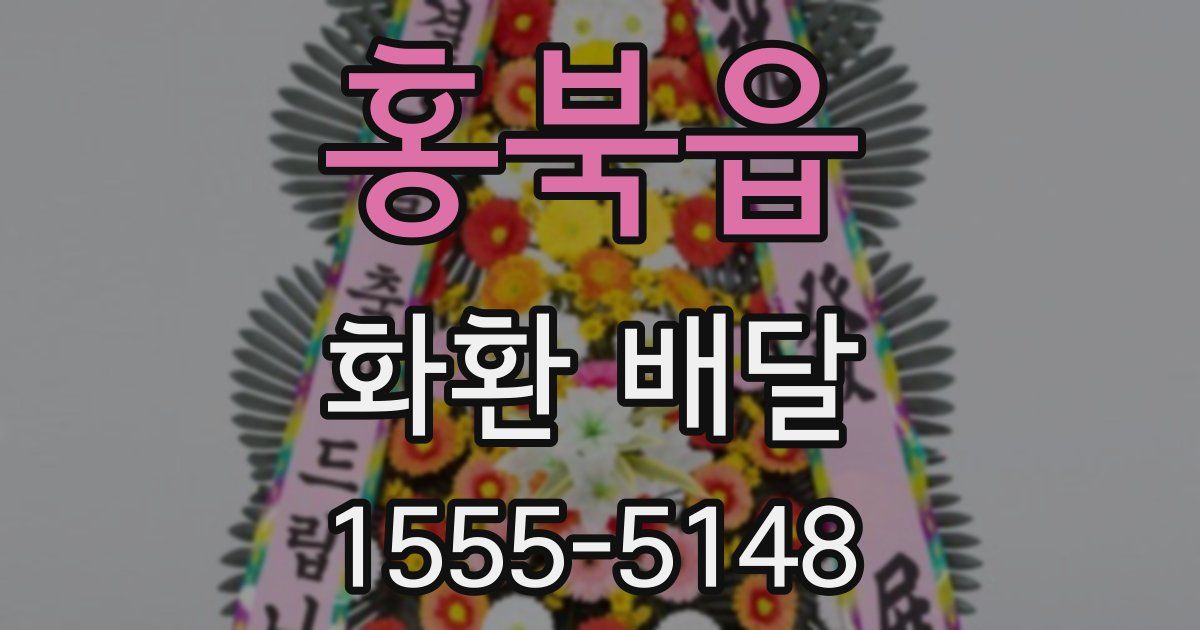 홍북읍 화환 배달