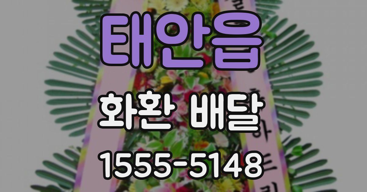 태안읍 화환 배달