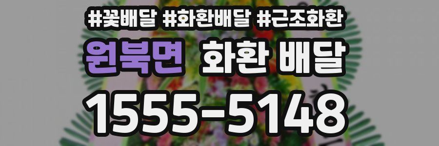 원북면 화환 배달