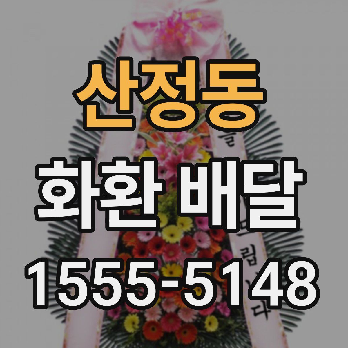 산정동 화환 배달