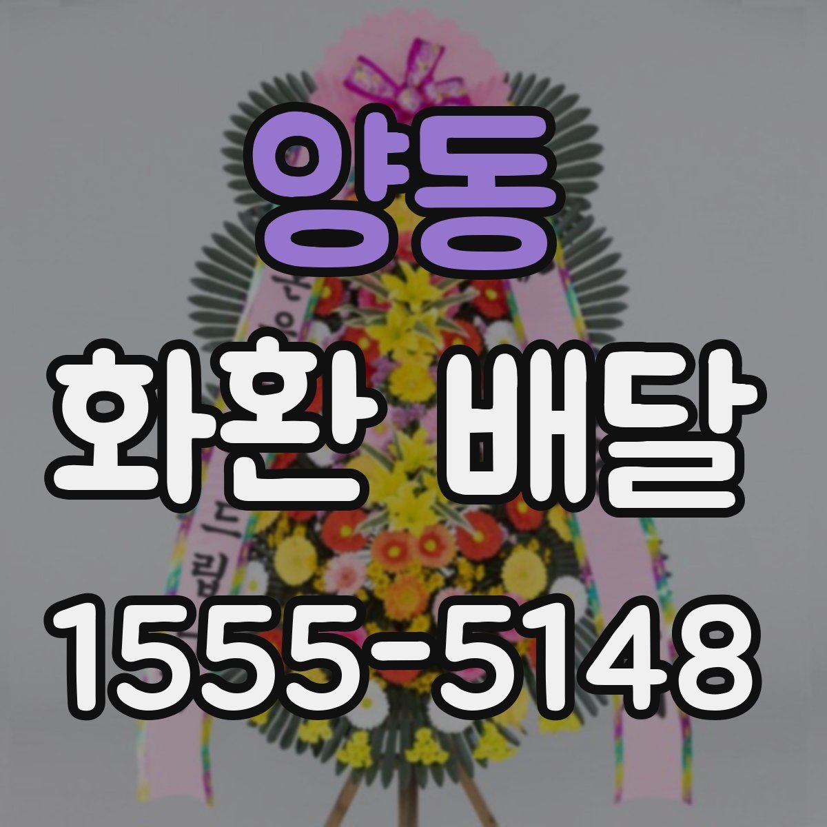 양동 화환 배달