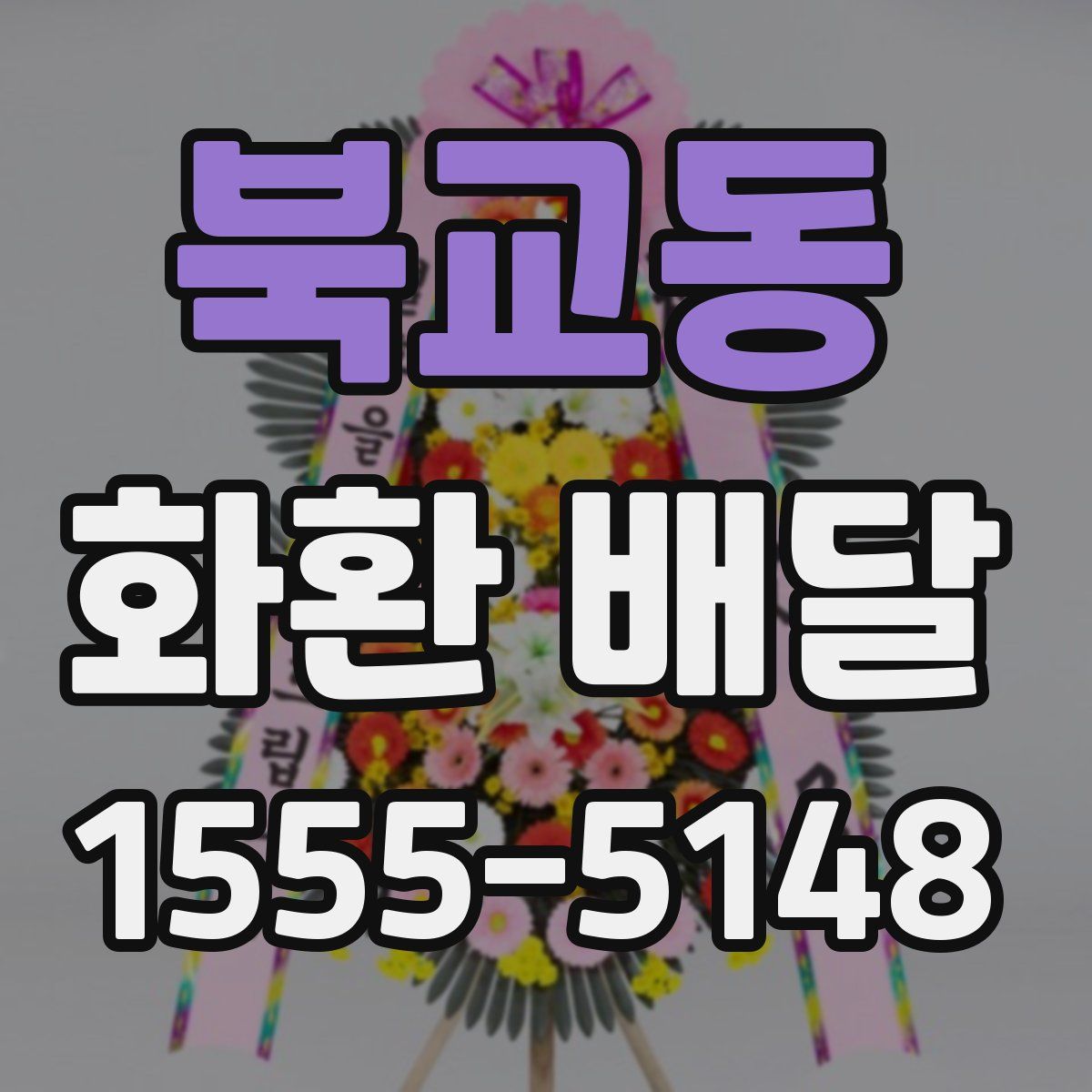 북교동 화환 배달