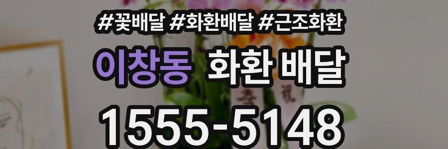 이창동 화환 배달