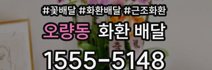 오량동 화환 배달