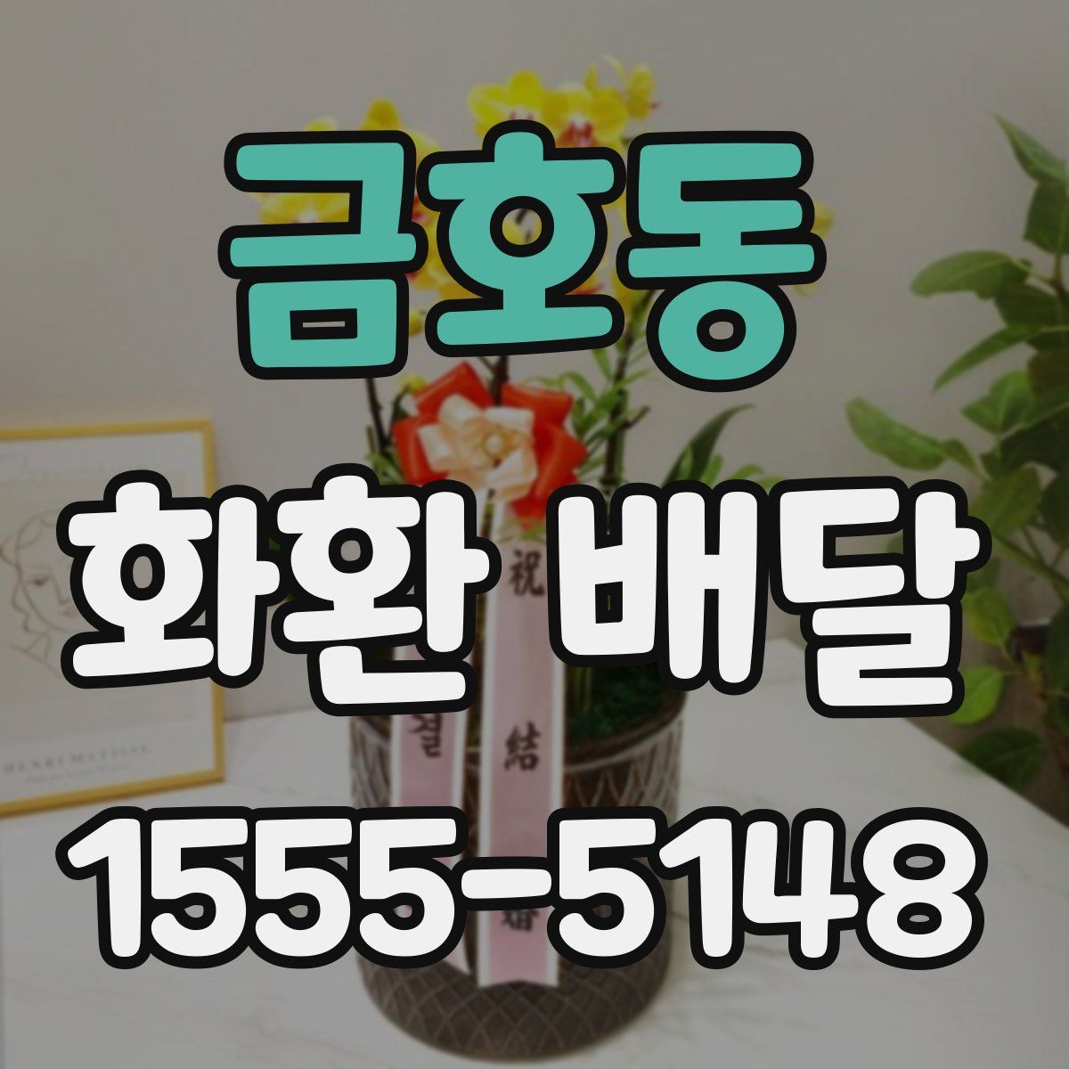 금호동 화환 배달