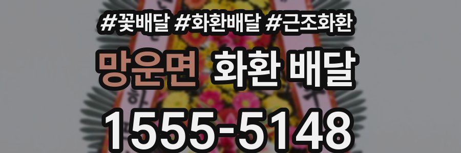 망운면 화환 배달