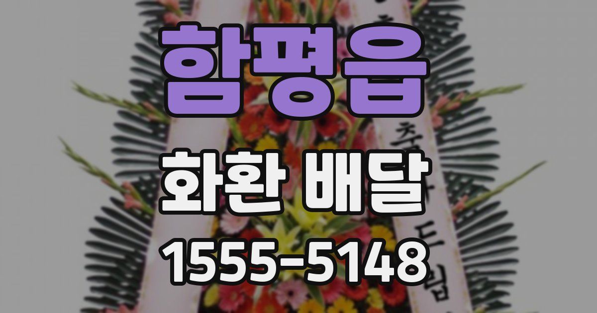 함평읍 화환 배달