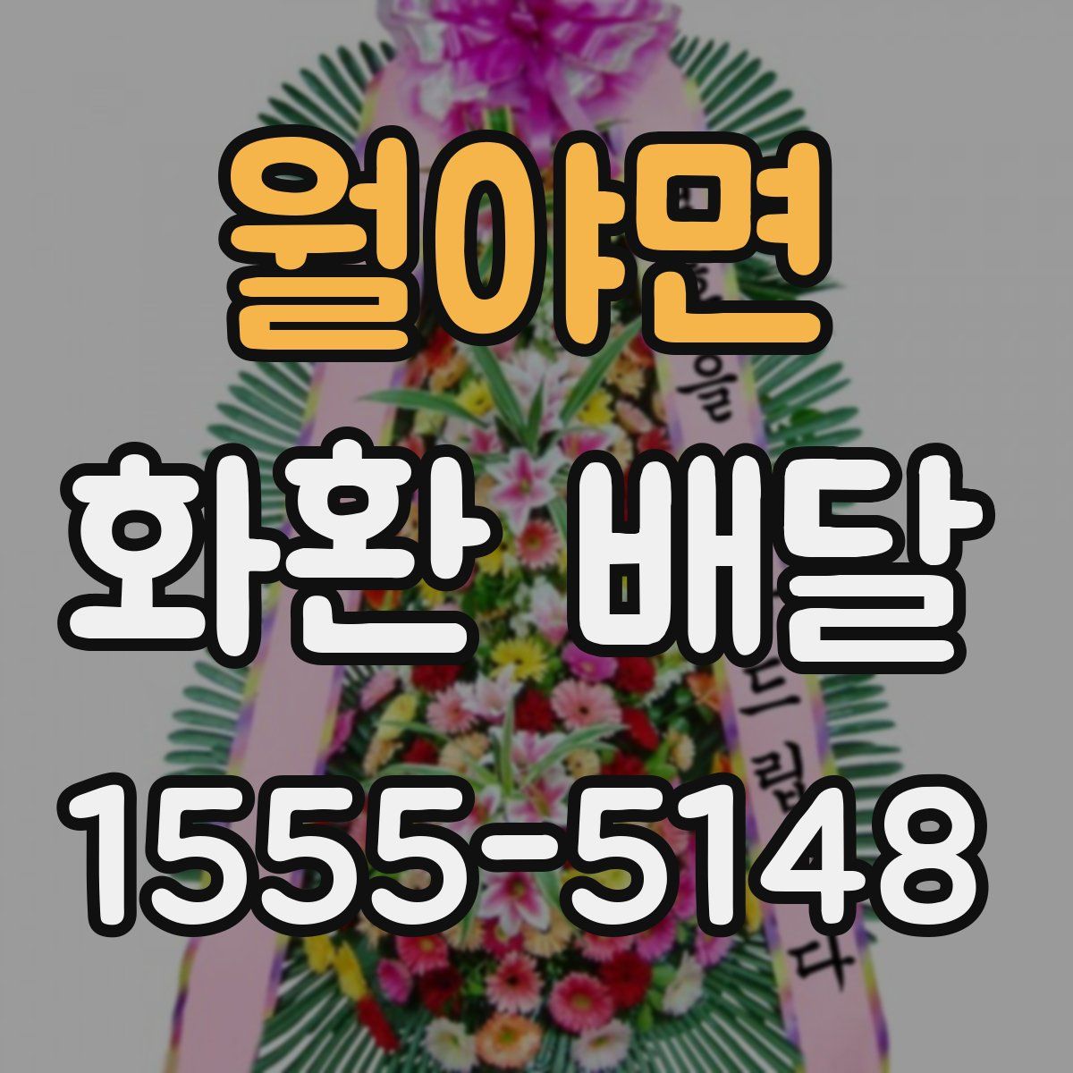 월야면 화환 배달