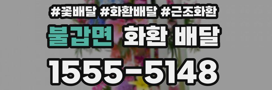 불갑면 화환 배달