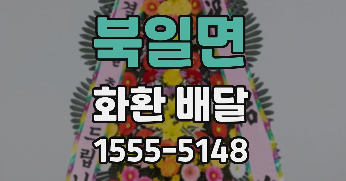 북일면 화환 배달