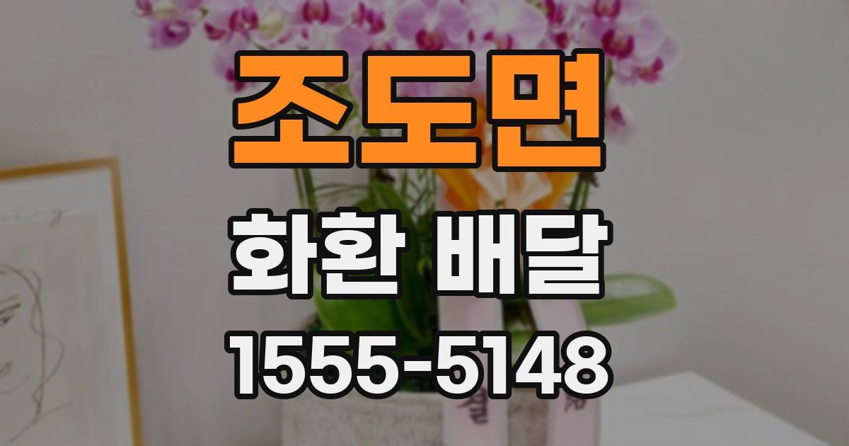 조도면 화환 배달
