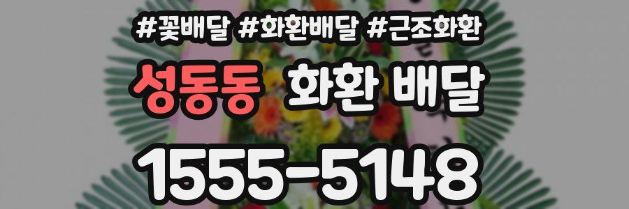 성동동 화환 배달