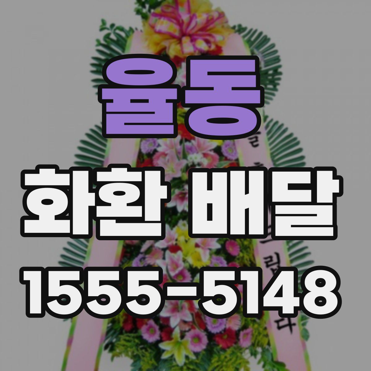 율동 화환 배달