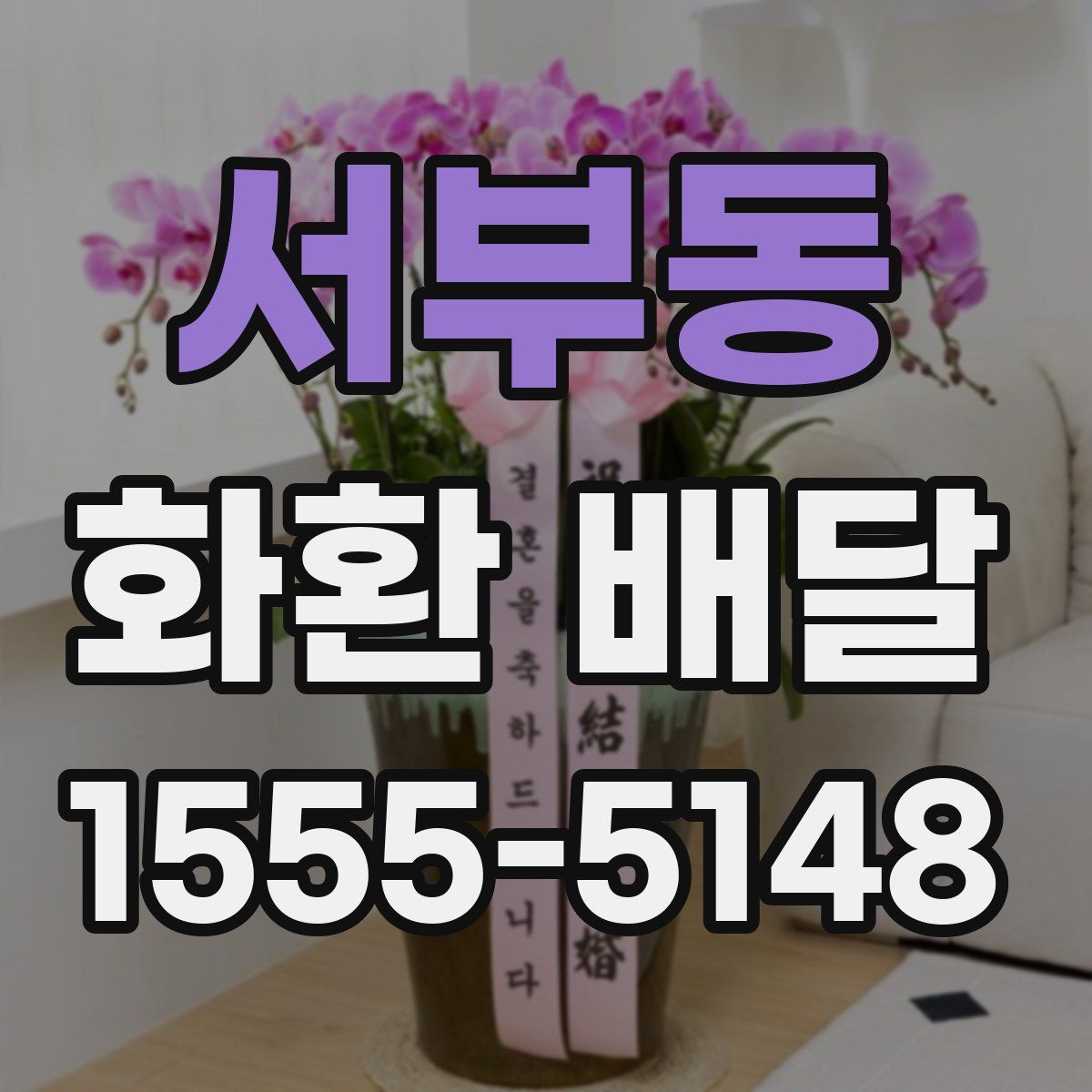 서부동 화환 배달