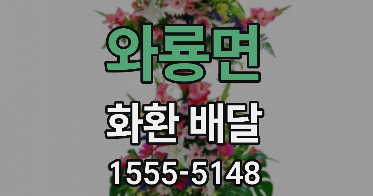 와룡면 화환 배달