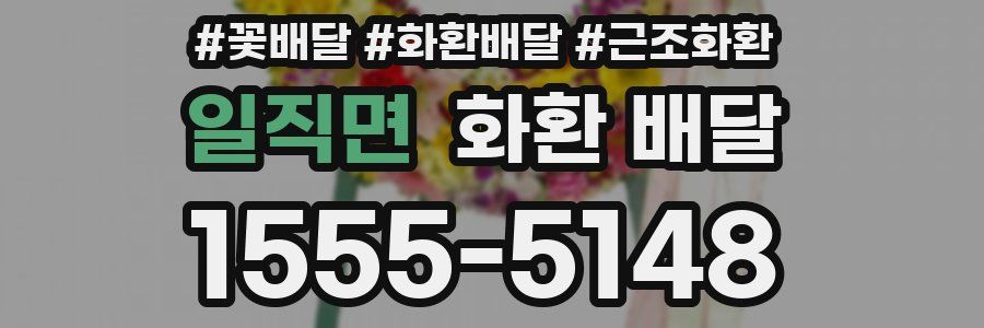일직면 화환 배달