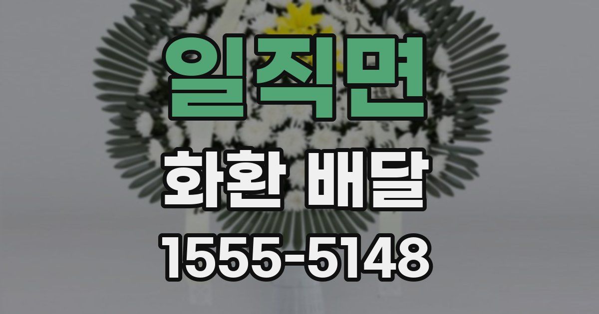 일직면 화환 배달