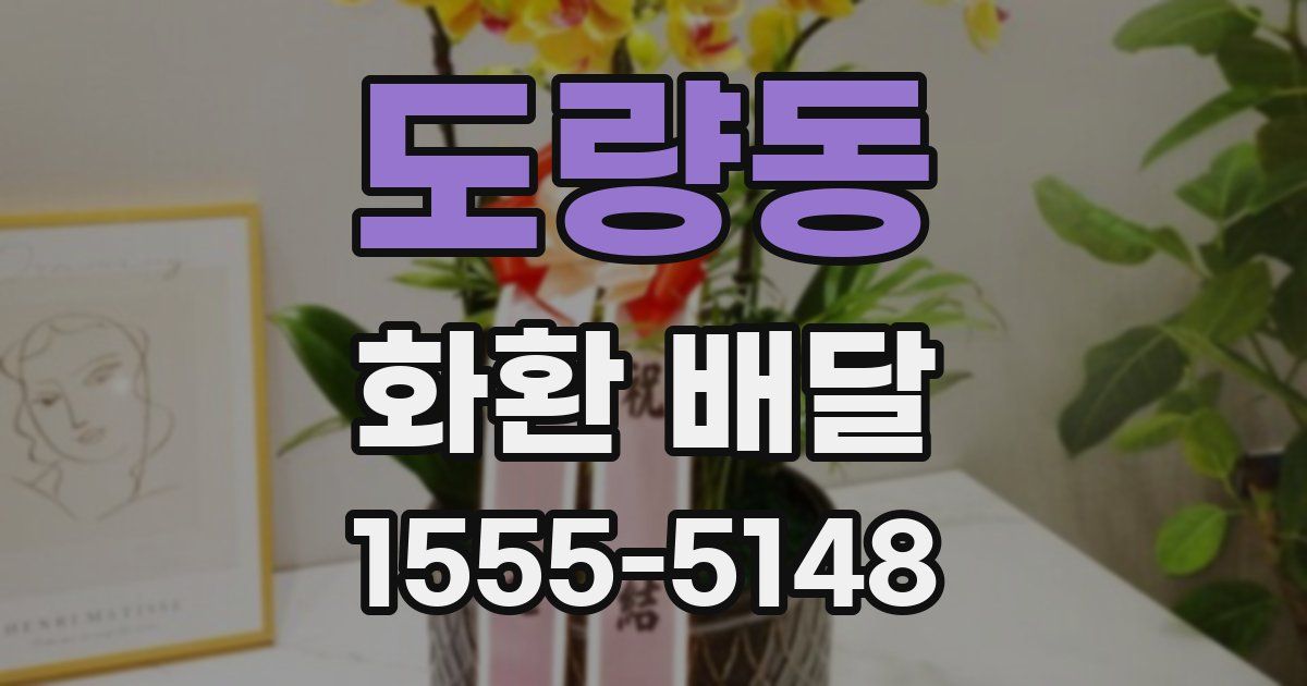 도량동 화환 배달