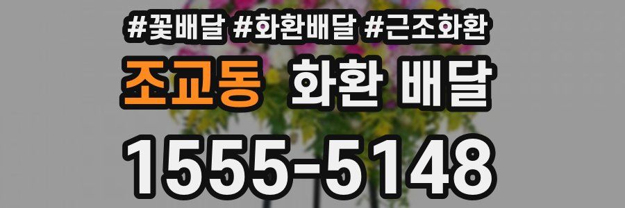 조교동 화환 배달