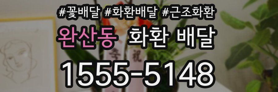 완산동 화환 배달