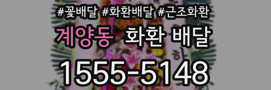 계양동 화환 배달