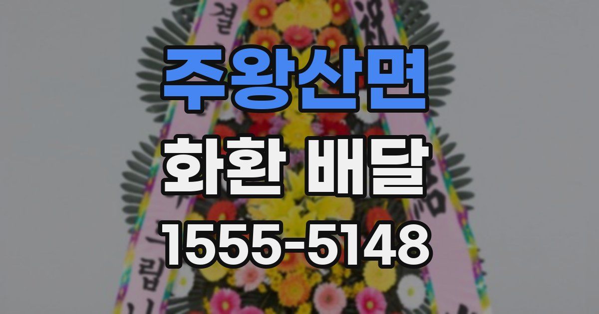 주왕산면 화환 배달