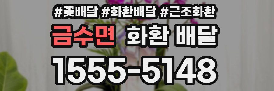 금수면 화환 배달