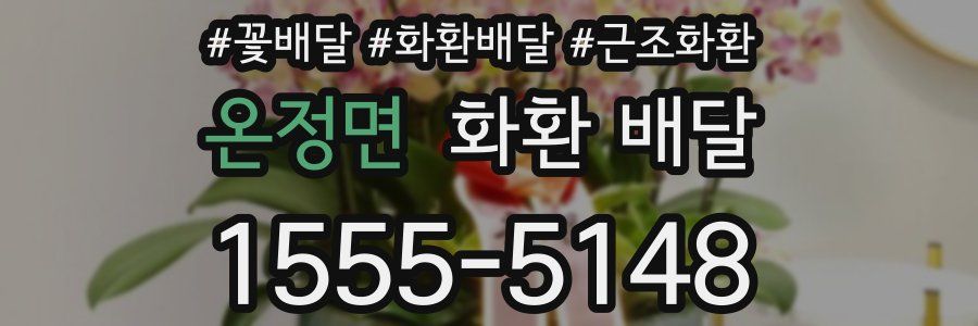 온정면 화환 배달