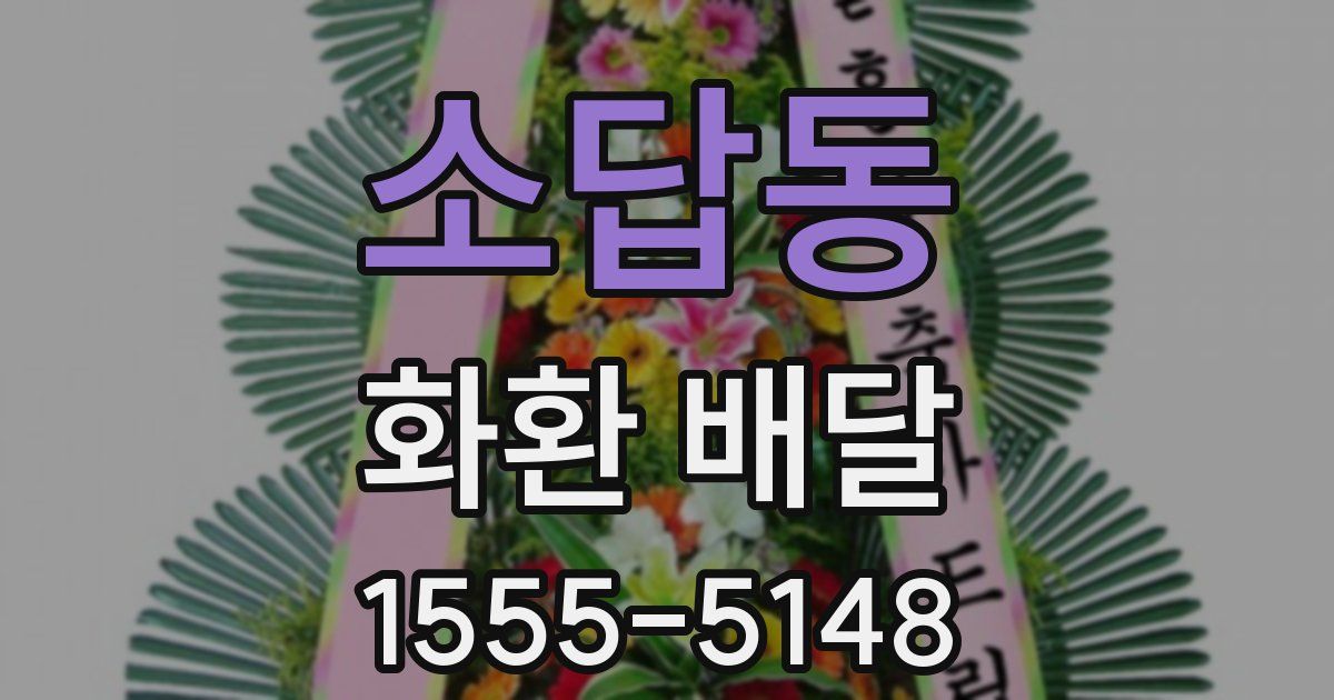 소답동 화환 배달