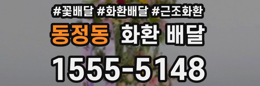 동정동 화환 배달