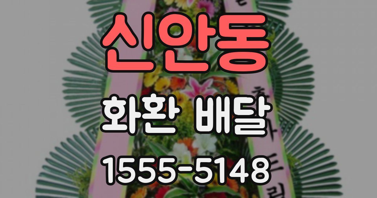 신안동 화환 배달