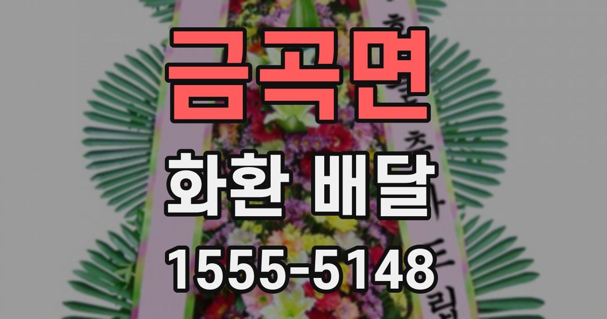 금곡면 화환 배달