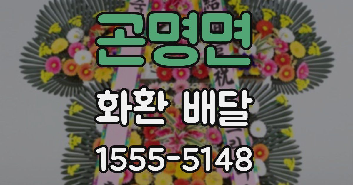 곤명면 화환 배달