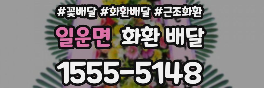 일운면 화환 배달