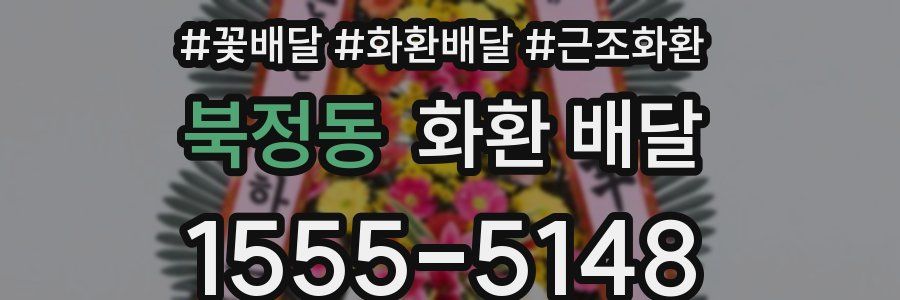 북정동 화환 배달