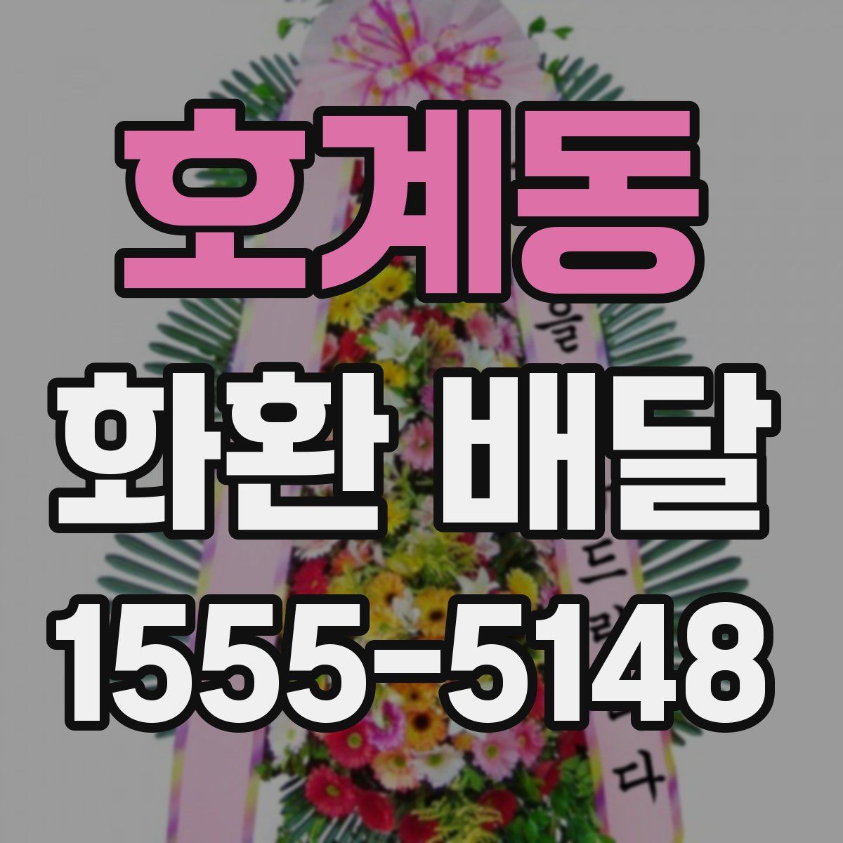 호계동 화환 배달