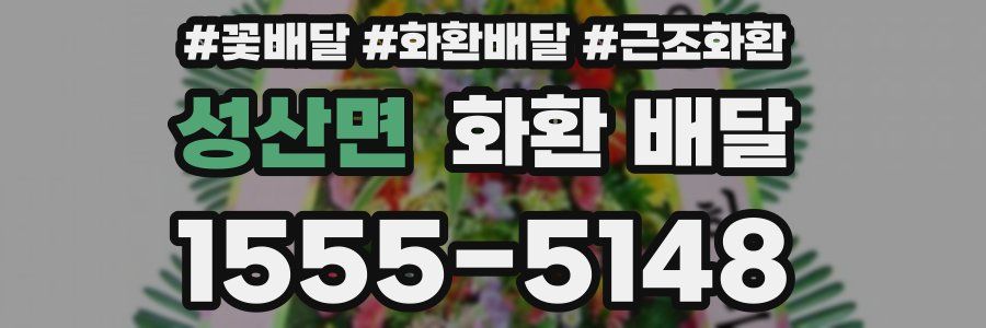 성산면 화환 배달