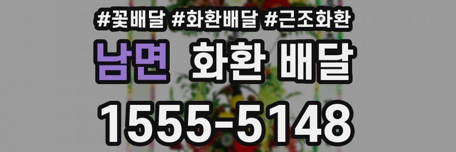 남면 화환 배달