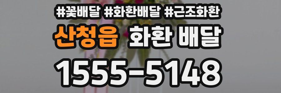 산청읍 화환 배달