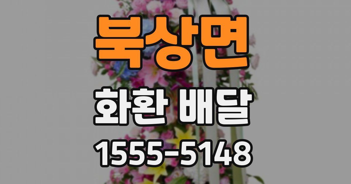 북상면 화환 배달