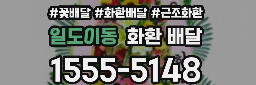 일도이동 화환 배달