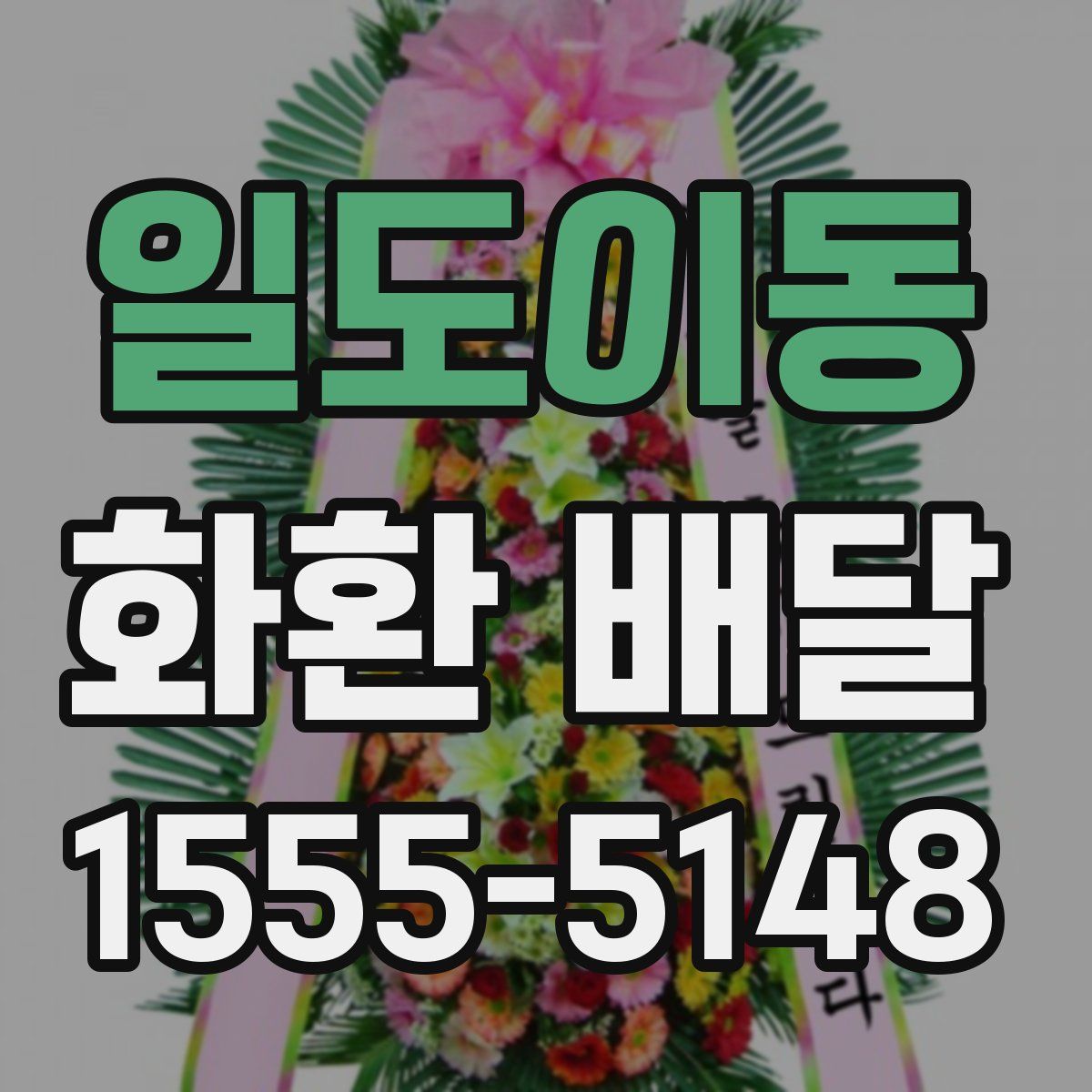 일도이동 화환 배달