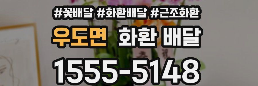 우도면 화환 배달