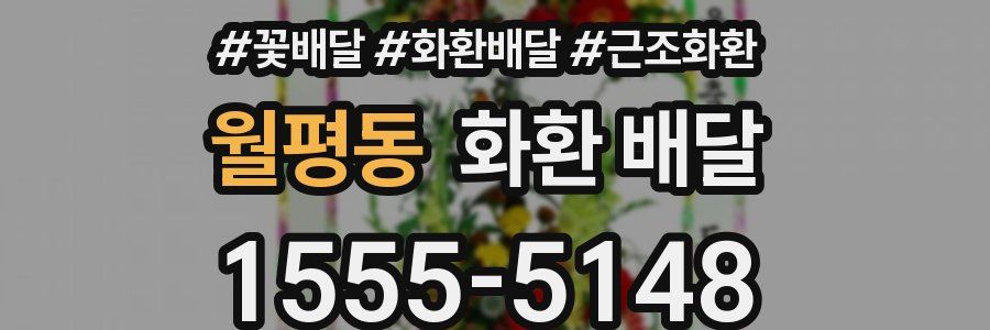 월평동 화환 배달