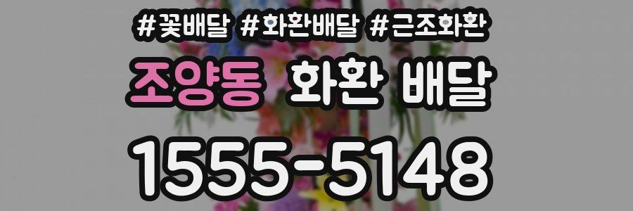 조양동 화환 배달