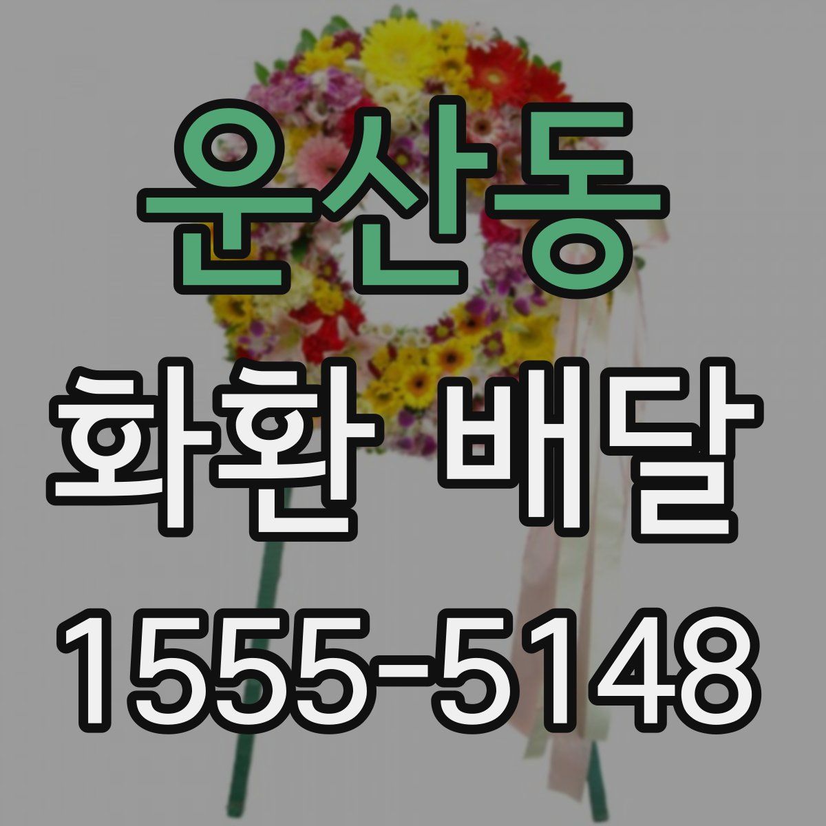 운산동 화환 배달