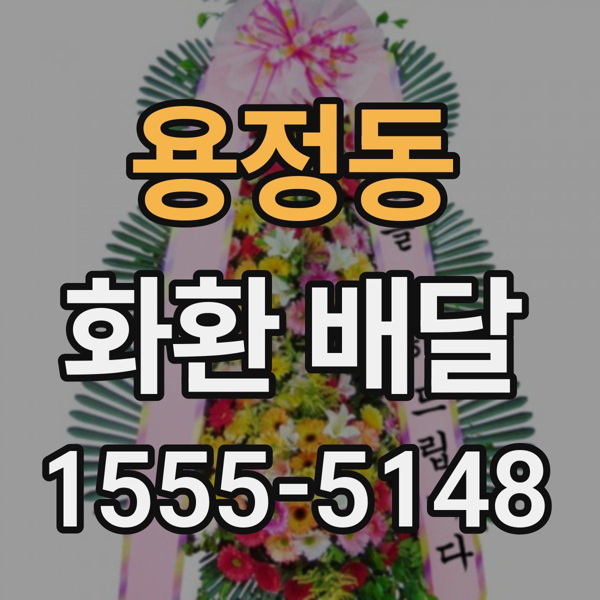 용정동 화환 배달
