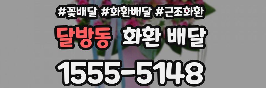 달방동 화환 배달